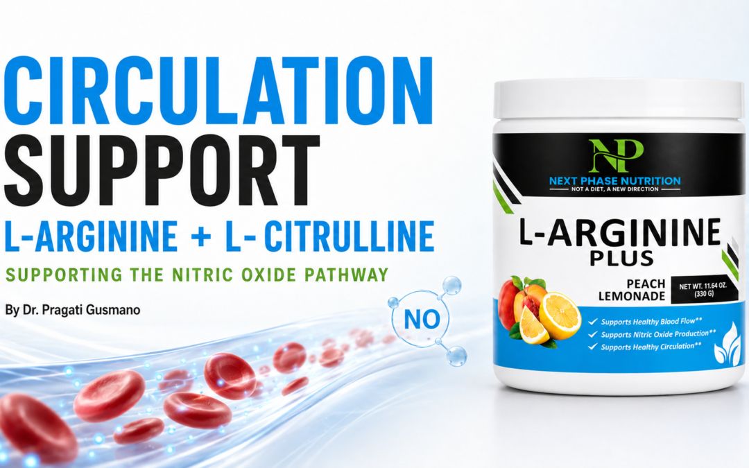 Circulation Support: L-Arginine and L-Citrulline